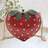 Maxbell Girls Strawberry Purse Elegant Shoulder Bag for Ladies Female Cocktail Party
