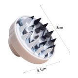 Maxbell Manual Head Scalp Massage Brush Handheld Shampoo Brush for Hotel Bath Travel black