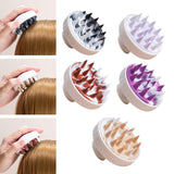 Maxbell Manual Head Scalp Massage Brush Handheld Shampoo Brush for Hotel Bath Travel black