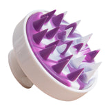 Maxbell Manual Head Scalp Massage Brush Handheld Shampoo Brush for Hotel Bath Travel violet