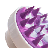 Maxbell Manual Head Scalp Massage Brush Handheld Shampoo Brush for Hotel Bath Travel violet