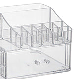 Maxbell Cosmetic Storage Box Transparent Makeup Organizer for Vanity Desk Countertop