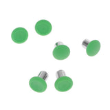Maxbell 6 Pieces Replacement Button Joystick Grip Cap for Xbox One Elite Controller Green