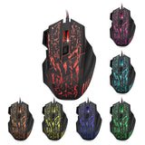 Maxbell 5500 DPI 7 Keys Button LED Optical USB Wired Gaming Mouse Mice for Pro Gamer