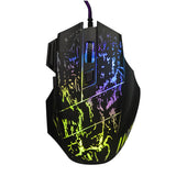 Maxbell 5500 DPI 7 Keys Button LED Optical USB Wired Gaming Mouse Mice for Pro Gamer