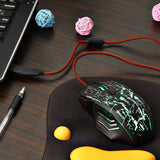 Maxbell 5500 DPI 7 Keys Button LED Optical USB Wired Gaming Mouse Mice for Pro Gamer