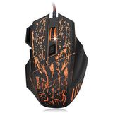 Maxbell 5500 DPI 7 Keys Button LED Optical USB Wired Gaming Mouse Mice for Pro Gamer