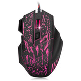 Maxbell 5500 DPI 7 Keys Button LED Optical USB Wired Gaming Mouse Mice for Pro Gamer