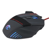 Maxbell 5500DPI 7 Buttons LED USB Optical Wired Gaming Mouse for Pro Gamer Computer