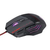 Maxbell 5500DPI 7 Buttons LED USB Optical Wired Gaming Mouse for Pro Gamer Computer