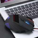 Maxbell 5500DPI 7 Buttons LED USB Optical Wired Gaming Mouse for Pro Gamer Computer