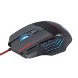 Maxbell 5500DPI 7 Buttons LED USB Optical Wired Gaming Mouse for Pro Gamer Computer