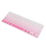Maxbell English Silicone Keyboard Cover Protector for Macbook Air 13" 15" 17"  Pink
