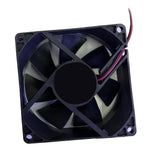 Maxbell 2Pack 92mm+80mm Case Fan 12V DC PC CPU Computer Cooling Fan 2Wire 2Pin