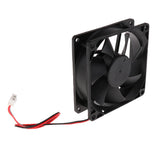 Maxbell 2Pack 92mm+80mm Case Fan 12V DC PC CPU Computer Cooling Fan 2Wire 2Pin