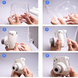 Maxbell Clear Hard Case Protector Cover for Fujifilm Instax Mini 8/9 Polaroid Camera