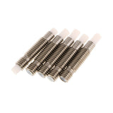 Maxbell Pack of 5 3D Printer Nozzle Hot End Throat Teflon Tube for MK7 8 9 3D Printer 1.75mm Filament Extruder