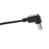 Maxbell 90 Degree Right Angle USB2.0 Male to USB Type B Data Sync Charging Cable