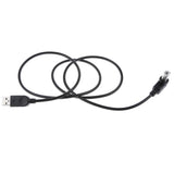 Maxbell 90 Degree Right Angle USB2.0 Male to USB Type B Data Sync Charging Cable