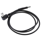 Maxbell 90 Degree Right Angle USB2.0 Male to USB Type B Data Sync Charging Cable