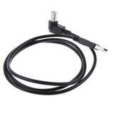 Maxbell 90 Degree Right Angle USB2.0 Male to USB Type B Data Sync Charging Cable