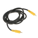 Maxbell 75 Ohm Coaxial RCA AV Audio Video Cable Projector TV Wire Male to Male 1.8M