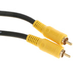 Maxbell 75 Ohm Coaxial RCA AV Audio Video Cable Projector TV Wire Male to Male 1.8M