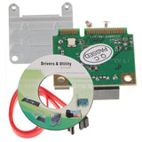 Maxbell Mini PCI-E to 2port SATA3.0 PCI-e Expansion Card Adapter Board for Windows10