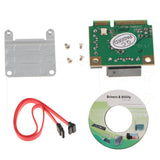 Maxbell Mini PCI-E to 2port SATA3.0 PCI-e Expansion Card Adapter Board for Windows10