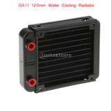 Max G4/1 Aluminum Computer CPU 10 Pipes Water Cooling Radiator System 120mm