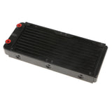 Max Aluminum Computer CPU 10 Pipes Water Cooling Radiator System 240mm G4/1