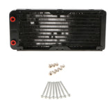 Max Aluminum Computer CPU 10 Pipes Water Cooling Radiator System 240mm G4/1
