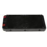 Max Aluminum Computer CPU 10 Pipes Water Cooling Radiator System 240mm G4/1