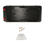 Max Computer G1/4 18 Pipes Radiator Water Cooling Cooler for CPU Heatsink 240mm