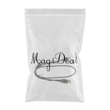 Max Dual USB 2.0 Male to Standard B Male Y Cable 70cm for Hard Disk Drive  Black