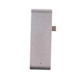 Maxbell Type-C to USB3.0 Data Hub Adapter Multi Port Charging Data Converter  Silver