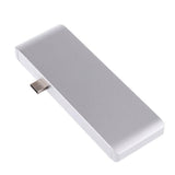 Maxbell Type-C to USB3.0 Data Hub Adapter Multi Port Charging Data Converter  Silver