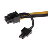 Maxbell CPU 8-Pin to PCI-E Dual 6+2Pin Power Supply Extension Cable for Graphic Card