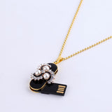 Max Metallic Pearl Rotates Hi-Speed USB2.0 Flash Drive U Disk Memory Disk 128GB