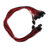 Maxbell 6pin to PCIE 8(6+2)pin Express PCIE Video Card Graphics Adapter Cable For PC