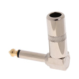 Maxbell 10 Pieces X6.35mm 3-pole Microphone Jack Male Plug Repair Replacement Solder Adapter