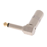 Maxbell 10 Pieces X6.35mm 3-pole Microphone Jack Male Plug Repair Replacement Solder Adapter