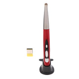 Max 3-Speed DPI Adjustable Wireless Pen Mouse+1x Mouse Base+1x Receiver Red