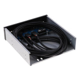 Maxbell Optic Front Panel USB Hubs With Dual USB3.0&USB2.0 & HD AUDIO port for Desktop