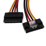 Maxbell SATA Power Cable SATA 15 Pin Male to 2x Female Splitter Cables Cord