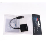 Maxbell USB3.0 to VGA Adapter Multi-Monitor Converter External Graphics Card Black