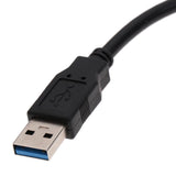 Maxbell USB3.0 to VGA Adapter Multi-Monitor Converter External Graphics Card Black