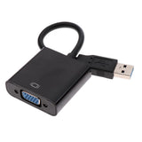 Maxbell USB3.0 to VGA Adapter Multi-Monitor Converter External Graphics Card Black