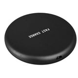 Max QI Wireless Fast Charger 2A Pad for Samsung S8 S8+S9 iPhone X iPhone 8 Black