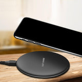 Max QI Wireless Fast Charger 2A Pad for Samsung S8 S8+S9 iPhone X iPhone 8 Black